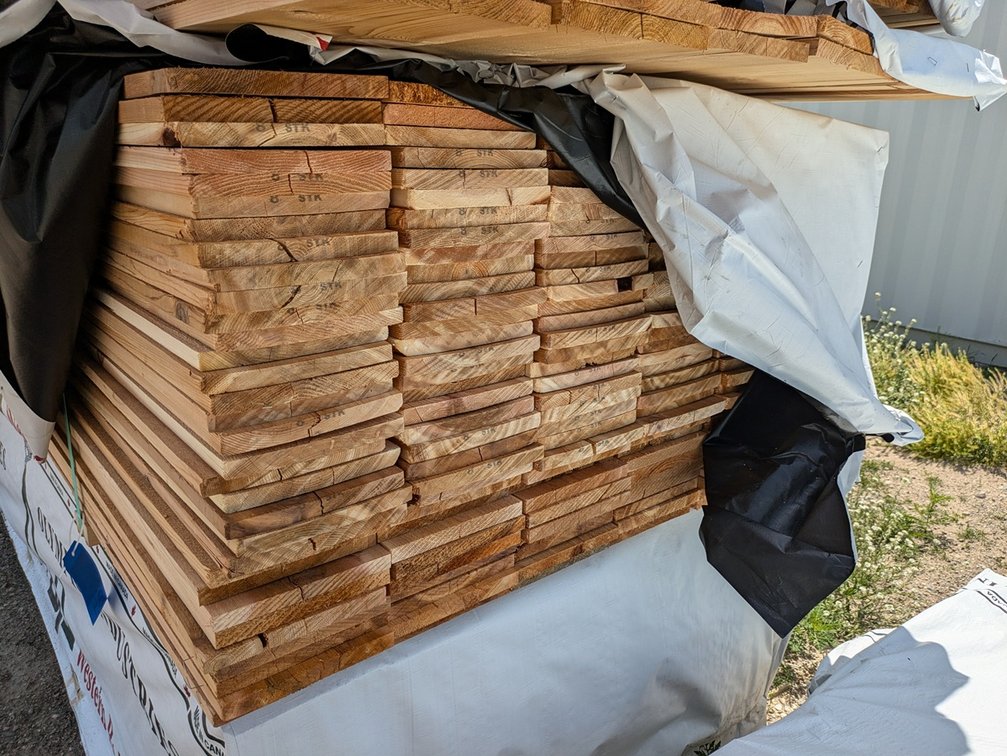 Western Red Cedar, Utility S1S2E, 1 x 8, 1622 Linear Feet, 8' to 12' Lengths