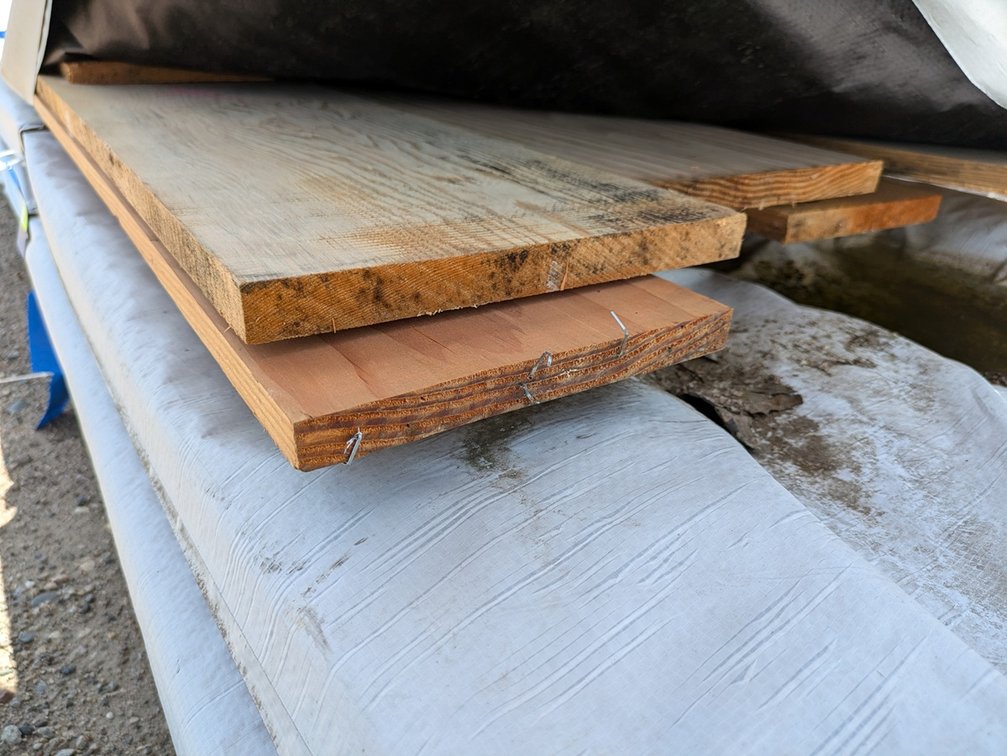 Douglas Fir, Outs S2S, 1 x 8, 39 Linear Feet, 13' Lengths