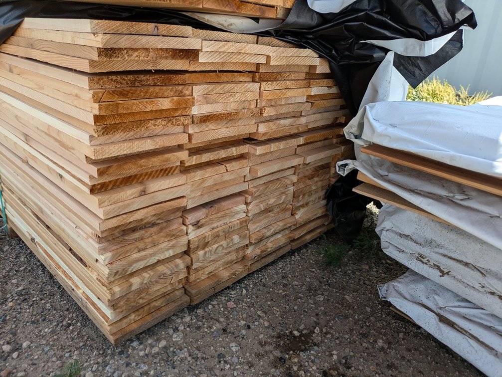 Western Red Cedar, Utility S1S2E, Kiln Dried, 1 x 8, 1799 Linear Feet, 8' to 12' Lengths