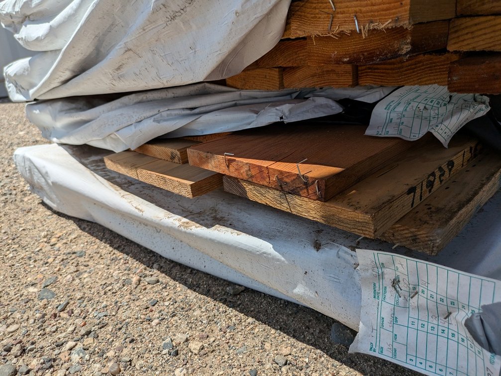 Douglas Fir, Outs S2S, 1 x 8, 57 Linear Feet, 19' Lengths