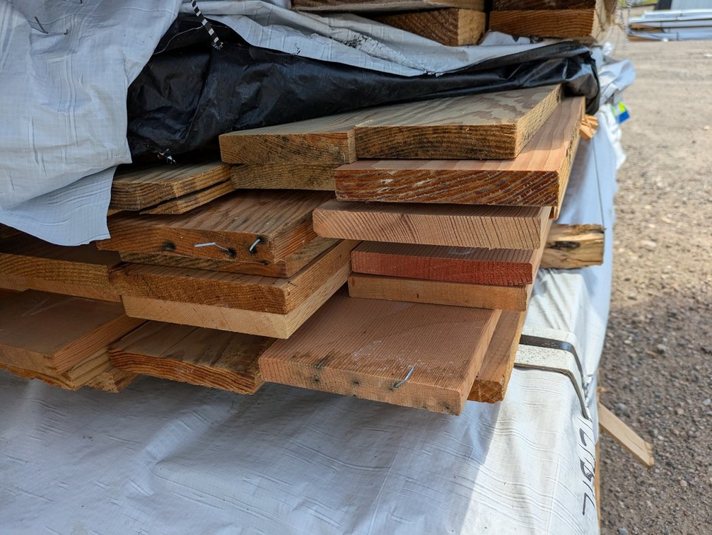 Douglas Fir, Outs S2S, 1 x 3, 88 Linear Feet, 8' Lengths