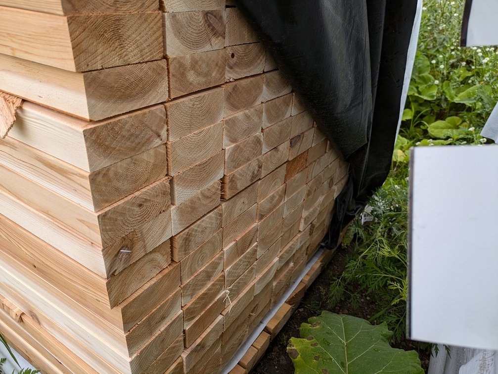 Western Red Cedar, Utility S4S, Kiln Dried, 2 x 4, 1326 Linear Feet, 6' Lengths