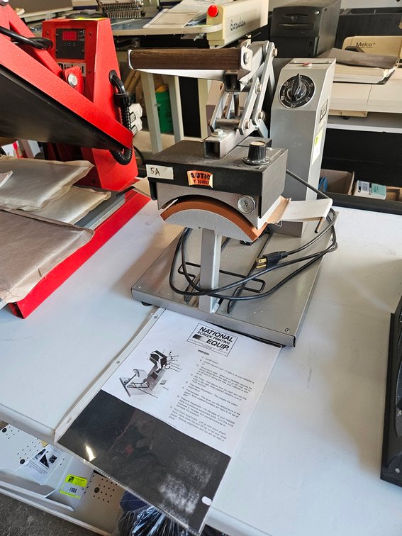 National Screen Printing Equipment HM2000 Hat Press with Manual