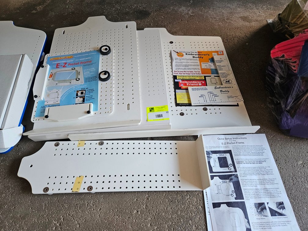 Embroiderer's E-Z Set Frames and Related
