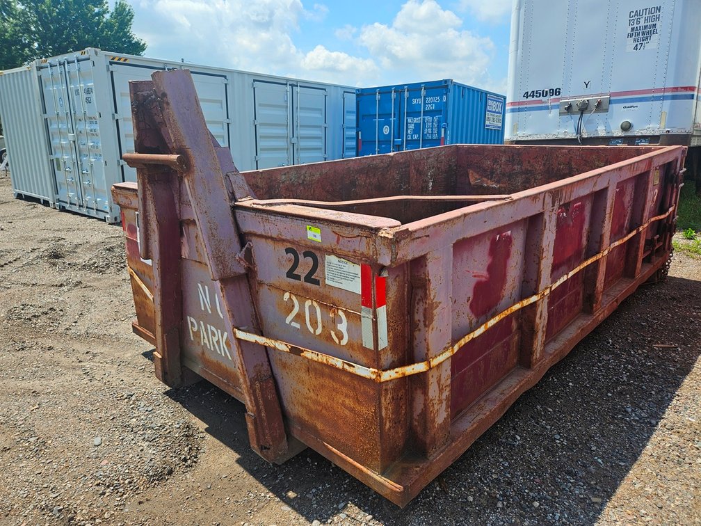 Truck Roll Off Container, 13'x91"x45"