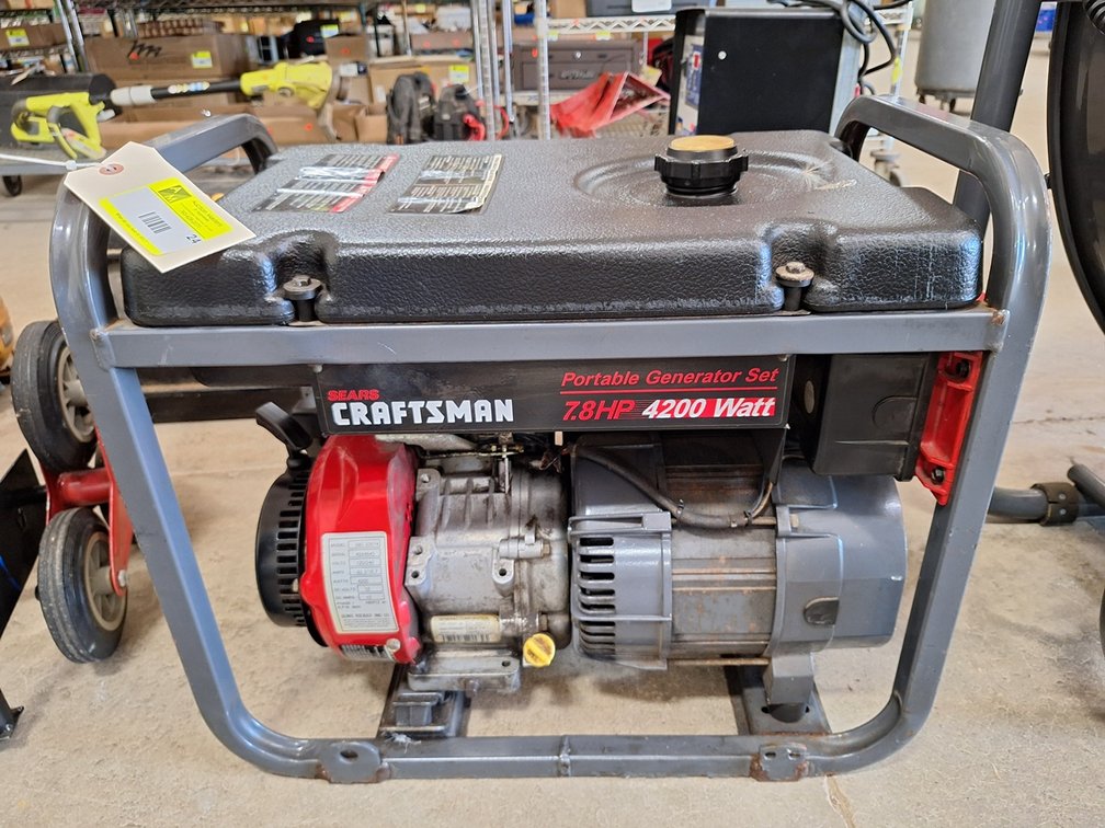 Craftsman 4200W Gas Generator, 7.8 HP, Model 580.32674