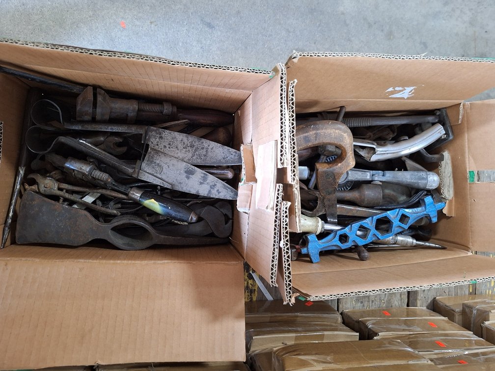 2 Boxes Assorted Hand Tools
