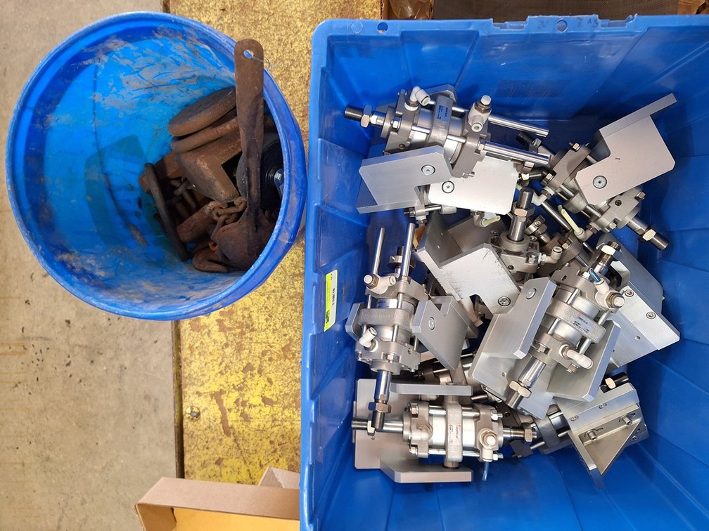 Bin of SMC CRAI Series Rotary Actuator Rack and Pinion, More
