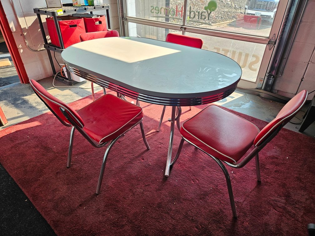 Dining Table 60"x36" with 4 Chairs
