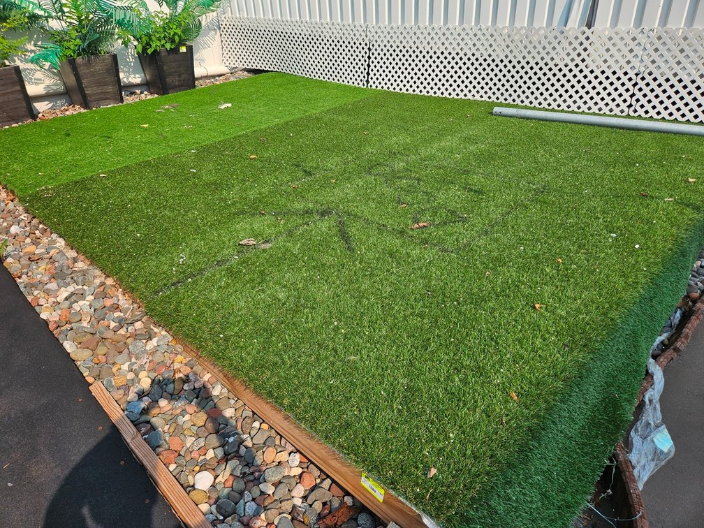 Fake Grass, Approx. 17' x 12' Area
