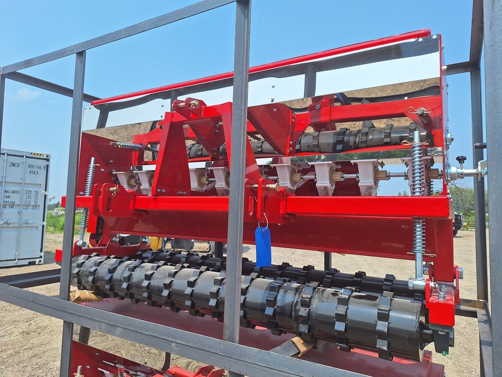 2025 CFG Skid Steer Seeder, Model STSD10, Serial STSD1025052501F, Fits Skid Steer and 3-Point Quick Hitch, Unused