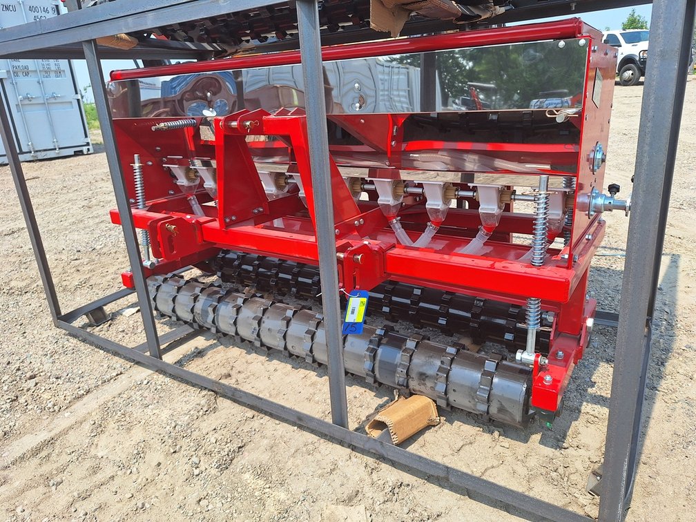 2025 CFG Skid Steer Seeder, Model STSD10, Serial STSD1025052502F, Fits Skid Steer and 3-Point Quick Hitch, Unused