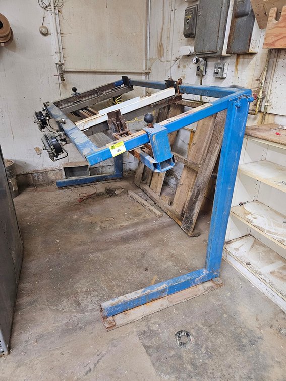 JLT Pneumatic Clamping Table, Model 79K-6-DE