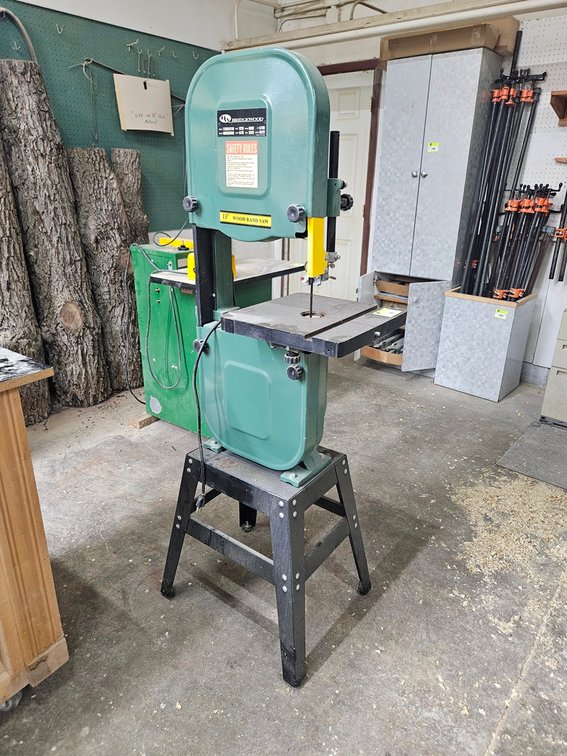 Bridgewood 15" Wood Bandsaw, Model BW-15-85, 3/4 HP, 115/230V, 1 PH