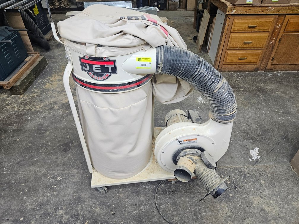 Jet Special Edition Dust Collector on Wheels, Model DC-1100, 1.5 HP, 115/230V, 1 PH