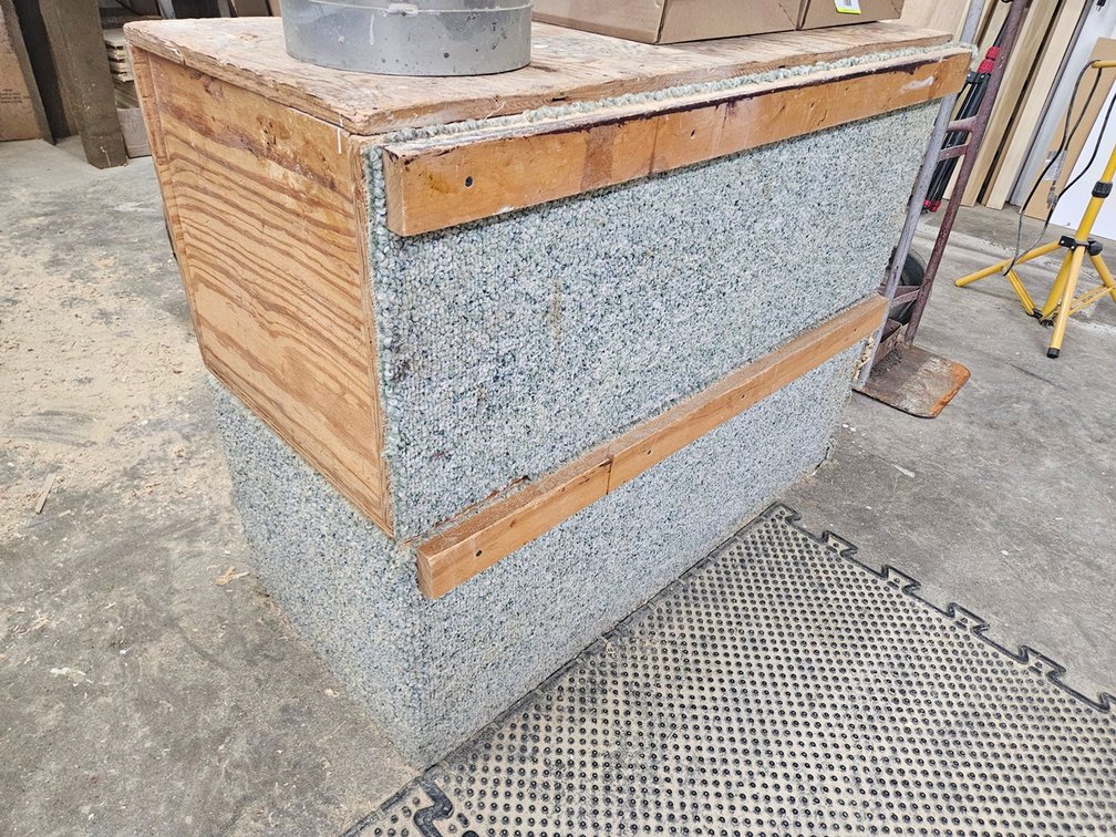 2 Wood Boxes, 40"x20"x17"