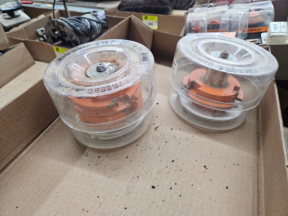 2 Assorted Freeborn Shaper Bits