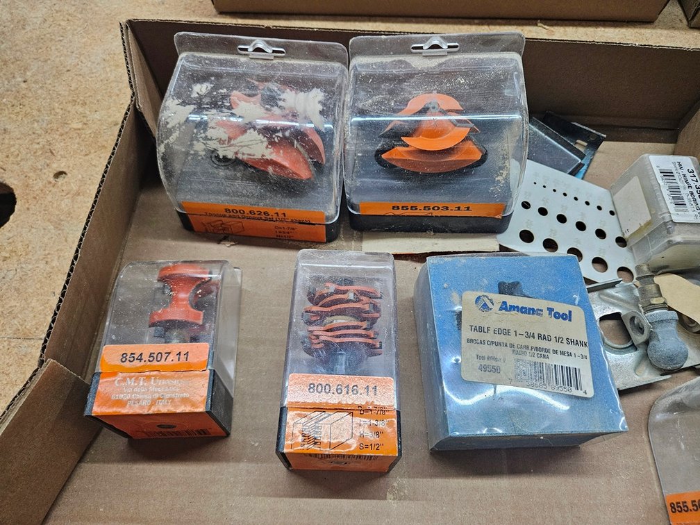 Assorted Router Bits, More