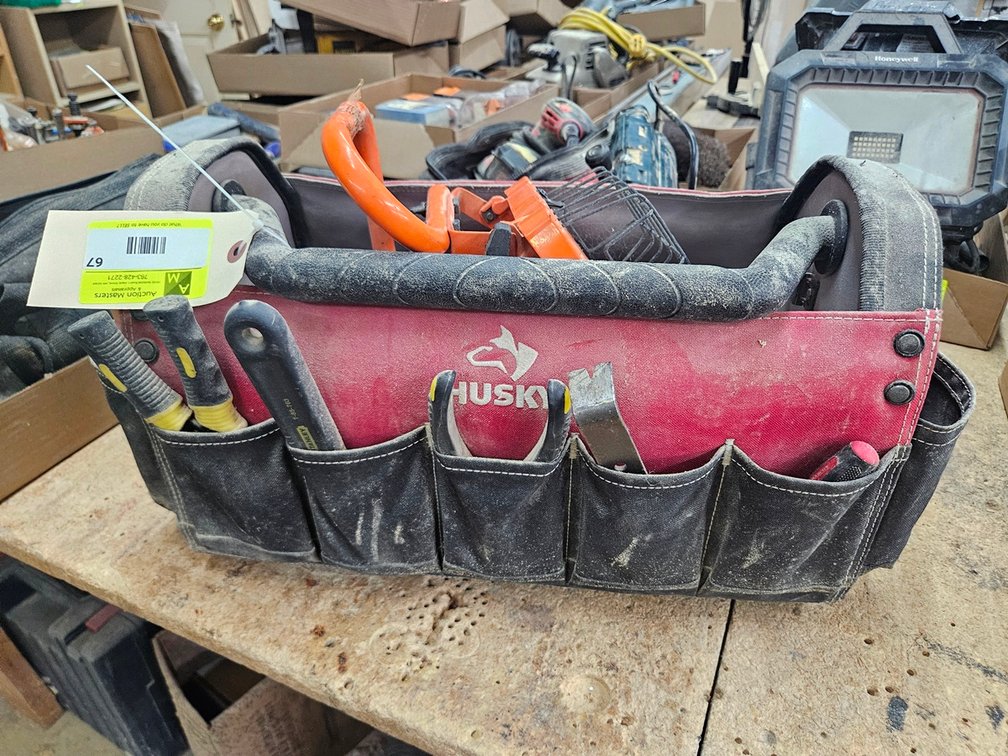 Husky Tool Bag with Contents