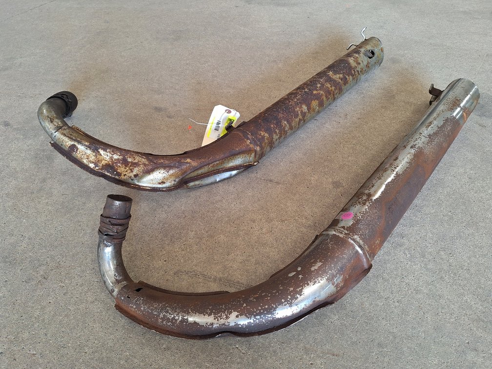 1970 Arctic Cat Montana Side Pipes