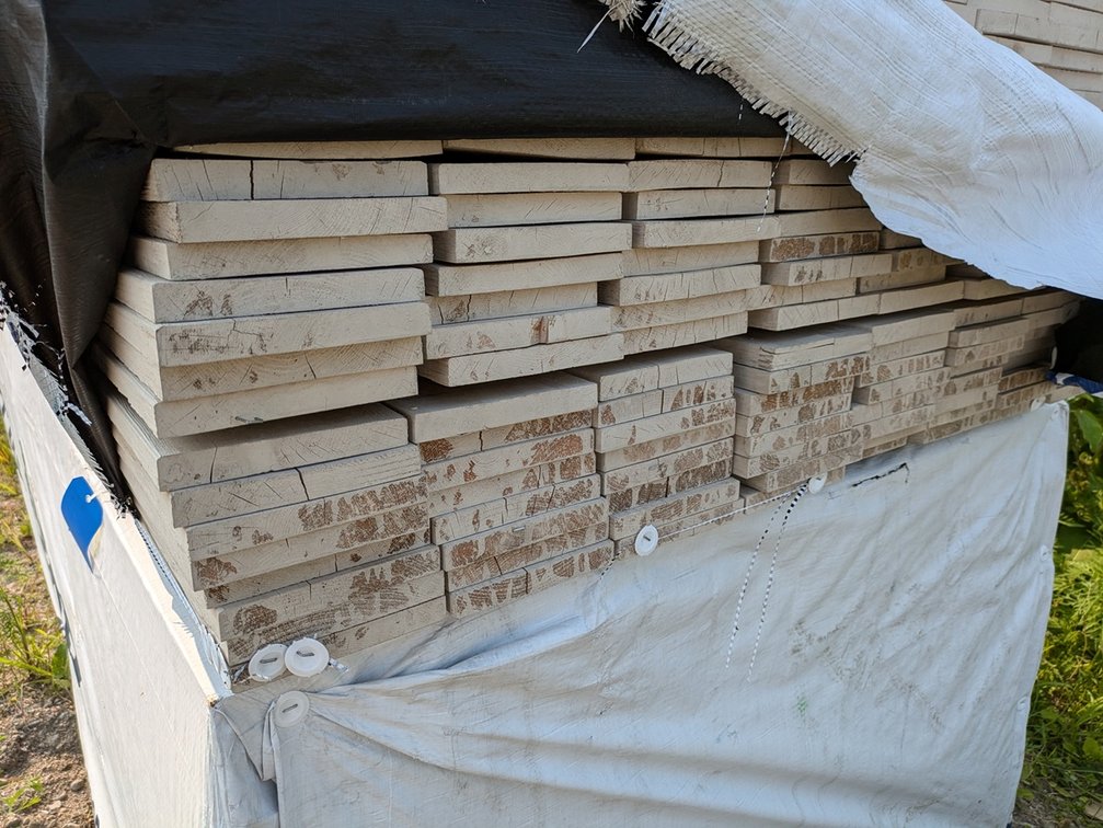 Pine Fascia, 1x6 Primed, Finger Joint S1S2E, 128 Pieces, 16' Long, 2040 Linear Feet