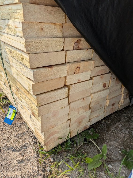 Pine, 2x6, Saw Texture, Finger Joint Kiln Dried, 128 Pieces, 12' Long, 1536 Linear Feet