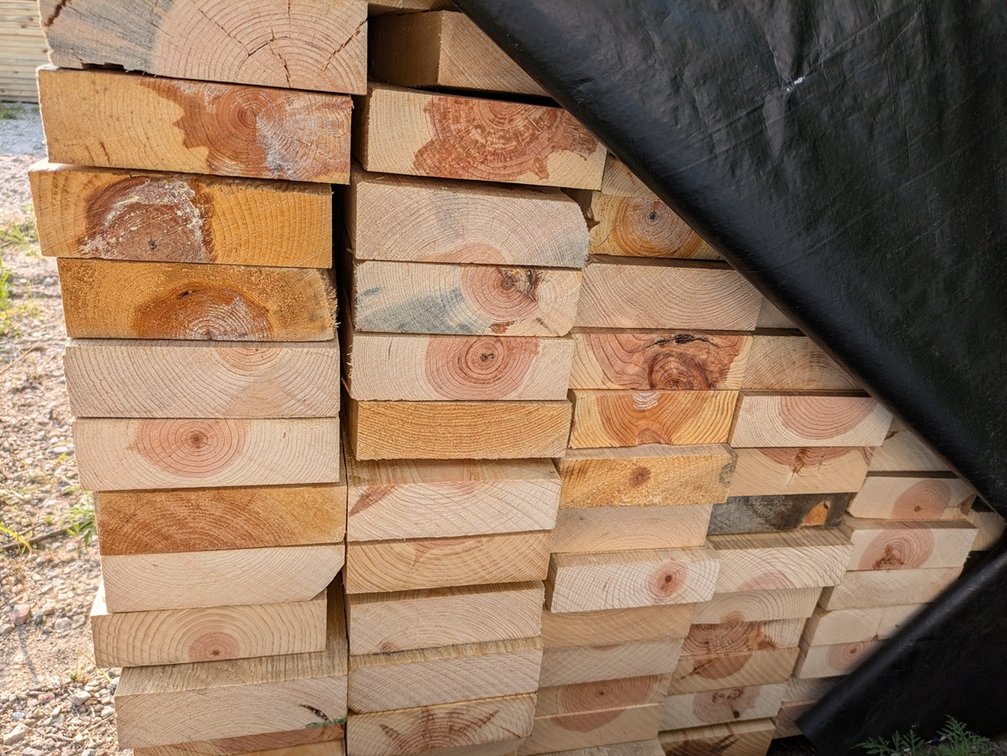 Pine, 2x6, Saw Texture, Finger Joint Kiln Dried, 128 Pieces, 12' Long, 1536 Linear Feet