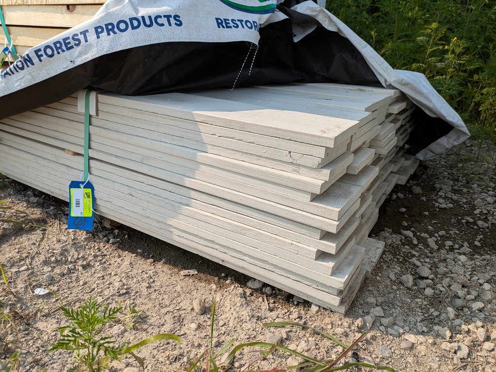 Pine Fascia, 1x6 Primed, Finger Joint S1S2E, 128 Pieces, 16' Long, 2040 Linear Feet
