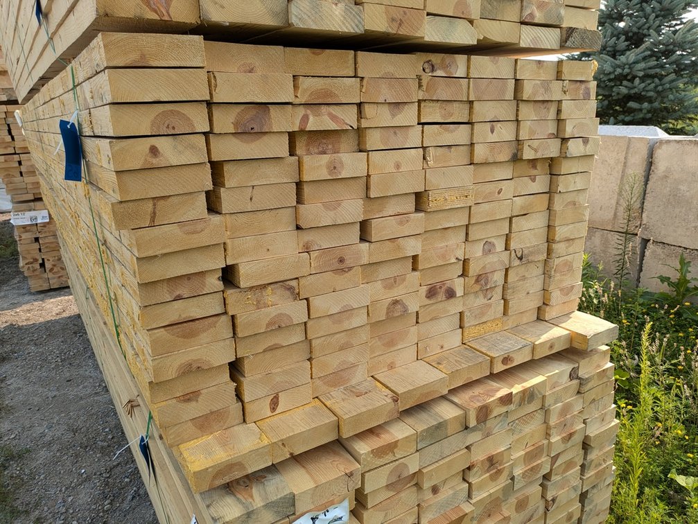 Pine, 2x6, Saw Texture, Finger Joint Kiln Dried, 128 Pieces, 12' Long, 1536 Linear Feet