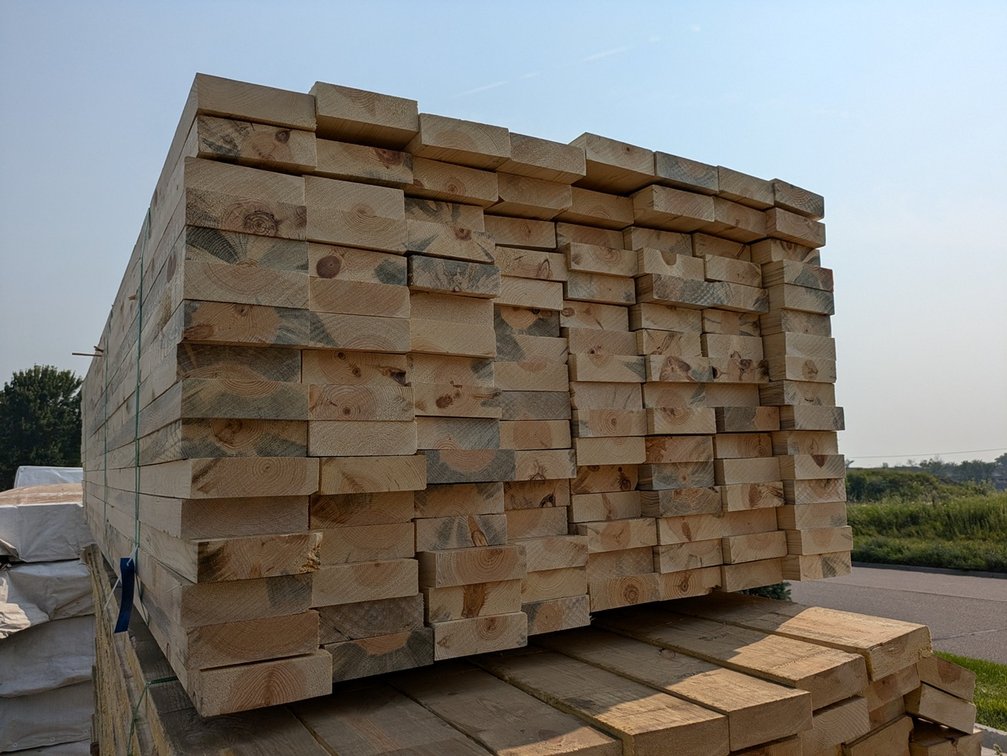 Pine Fascia, 2x6, 128 Pieces, 12' Long, 1536 Linear Feet