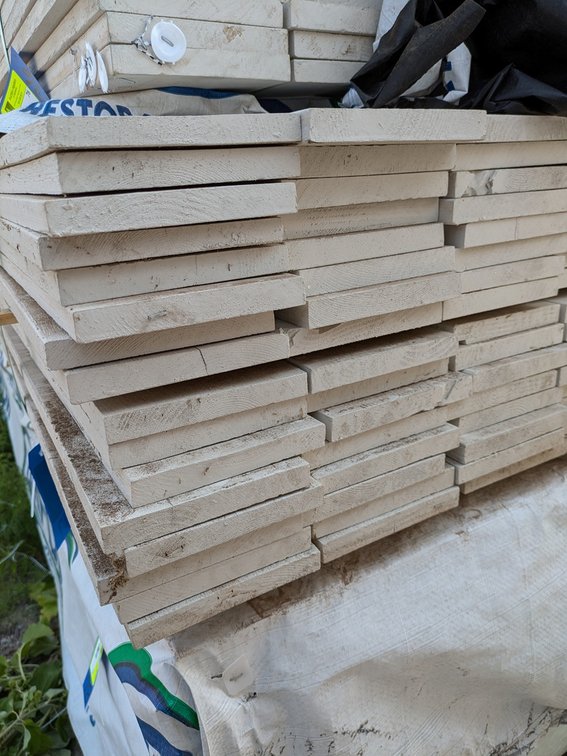 Pine Fascia, 1x6 Primed, Finger Joint S1S2E, 126 Pieces, 16' Long, 2016 Linear Feet