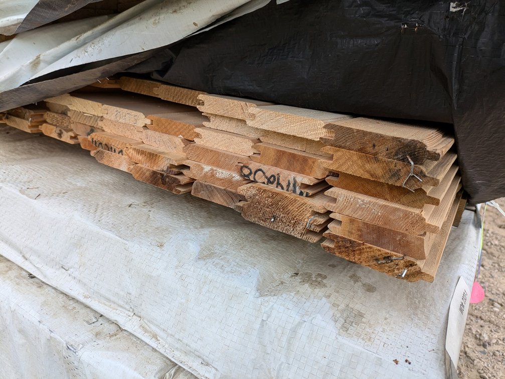 Hemlock, 1x4, Outs, Tongue and Groove WP4 V Joint, 519 Linear Feet, 135 Sq. Ft., 5' to 10' Lengths