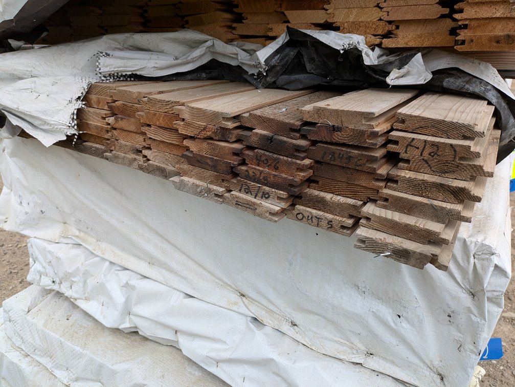 Western Reed Cedar, 1x4, Outs, Channel, 544 Linear Feet, 141 Sq. Ft., 6' to 10' Lengths