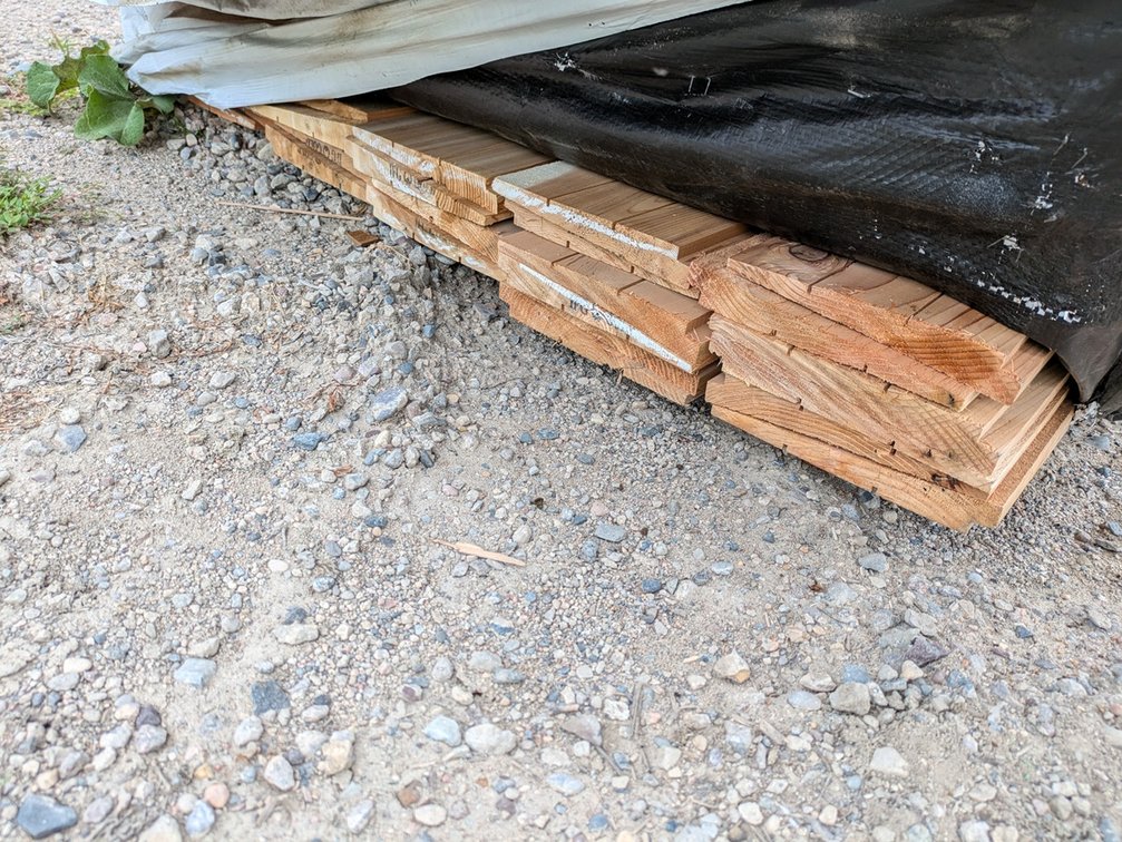 Western Red Cedar, 5/4x8, Outs, RAB Bevel, 300 Linear Feet., 6' to 10' Lengths