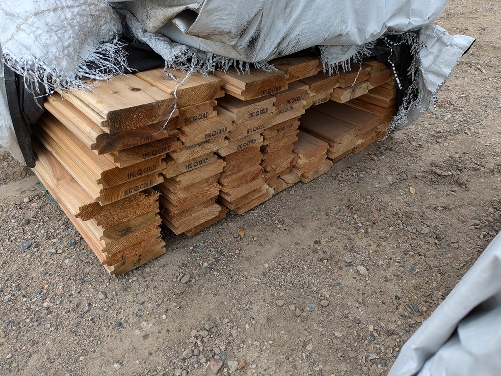 Western Red Cedar, 2x6, Outs, Tongue and Groove WC-200, 648 Linear Feet, 232 Sq. Ft., 6' and 8' Lengths