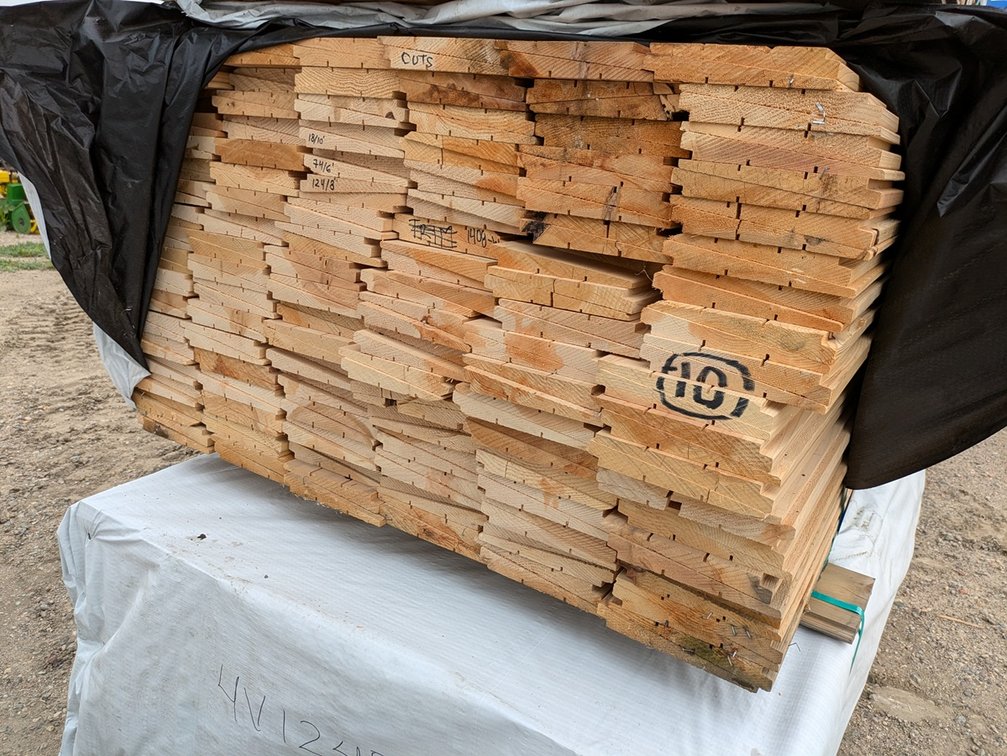 Cedar, 5/4x8, Outs, RAB Bevel, 1615 Linear Feet, 874 Sq. Ft., 6' to 10' Lengths