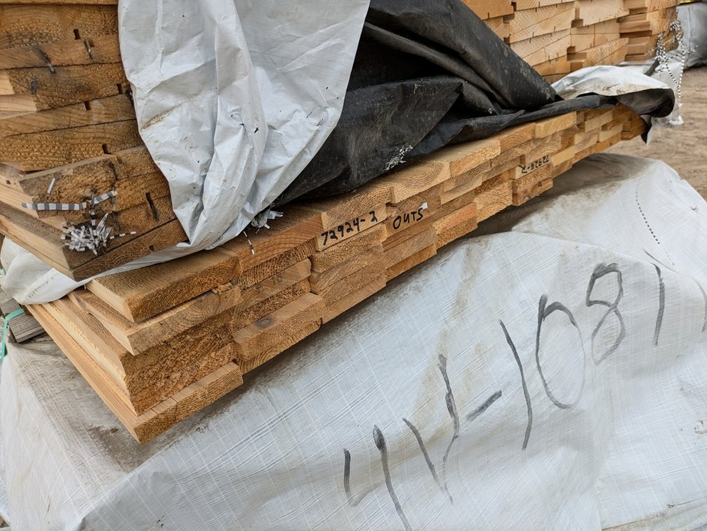 Western Red Cedar, 1x4, Outs, S1S2E, 597 Linear Feet, 155 Sq. Ft., 6' to 10' Lengths
