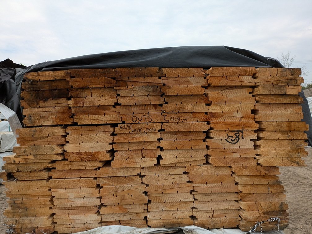 Cedar, 5/4x8, Outs, RAB Bevel, 1592 Linear Feet, 862 Sq. Ft., 6' to 10' Lengths