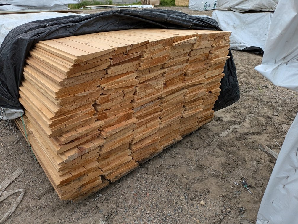 Cedar, 5/4x8, Outs, RAB Bevel, 1728 Linear Feet, 936 Sq. Ft., 8' Lengths