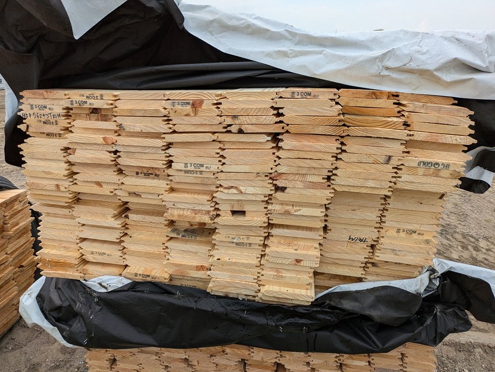 Pine, 1x6, Cabin Grade Tongue and Groove V Joint, 1868 Linear Feet, 796 Sq. Ft., 6' to 10' Lengths