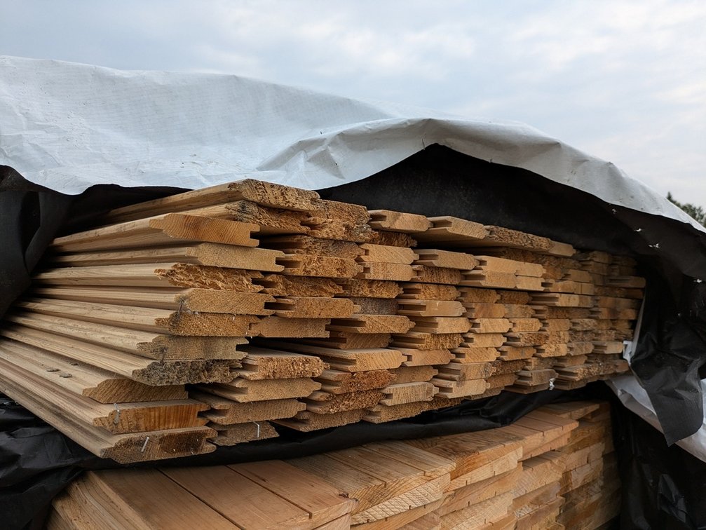 Hemlock, 1x4, Outs, Tongue and Groove V Joint, 1136 Linear Feet, 296 Sq. Ft., 8' Lengths