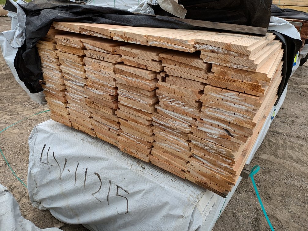 Cedar, 5/4x8, Outs, RAB Bevel, 1387 Linear Feet, 751 Sq. Ft., 6' to 10' Lengths
