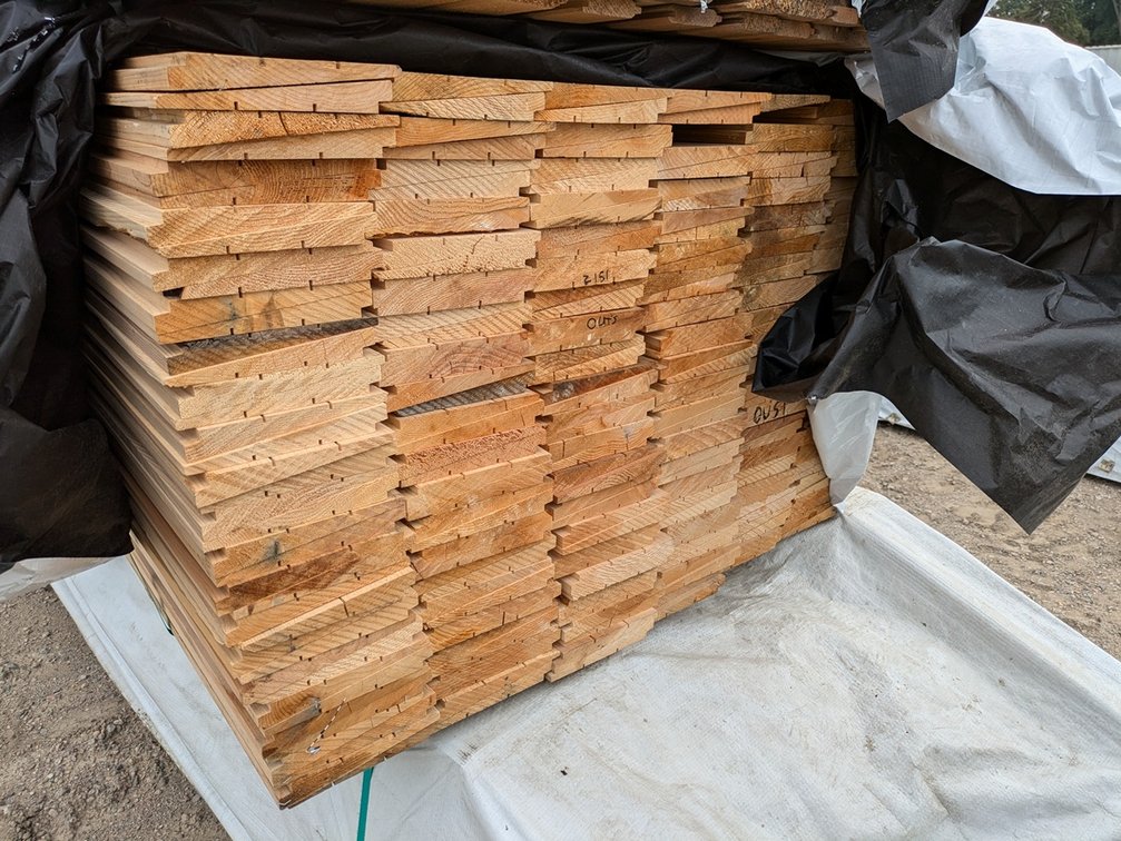 Cedar, 5/4x8, Outs, RAB Bevel, 1896 Linear Feet, 965 Sq. Ft., 8' Lengths
