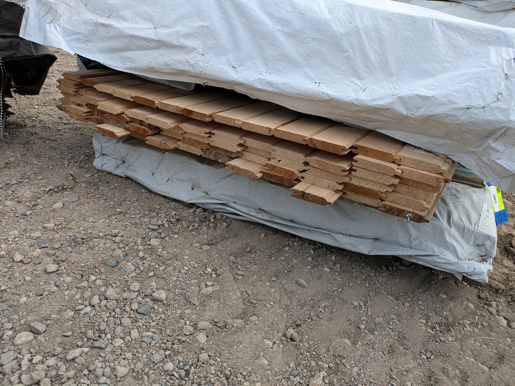 Hemlock, 1x4, Outs, Tongue and Groove WP4 V Joint, 468 Linear Feet, 122 Sq. Ft., 5' to 10' Lengths