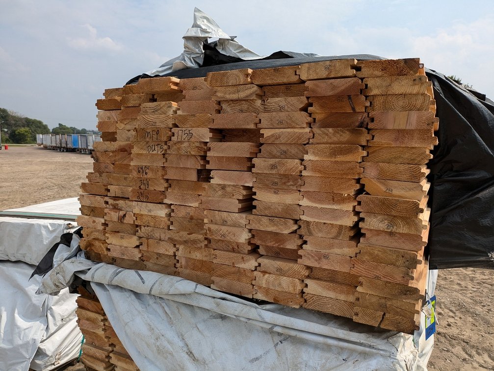 Western Red Cedar, 2x6, Outs, Tongue and Groove WC-200, 952 Linear Feet, 406 Sq. Ft., 6' to 10' Lengths