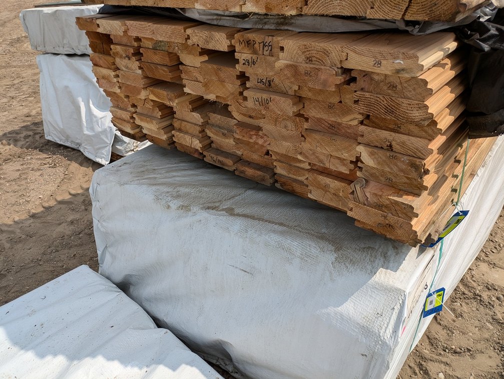 Western Red Cedar, 2x6, Outs, Tongue and Groove WC-200, 620 Linear Feet, 264 Sq. Ft., 6' to 10' Lengths
