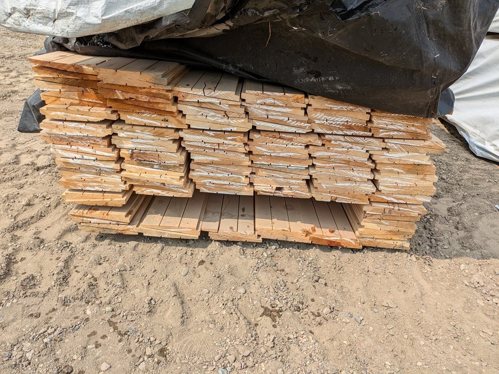 Cedar, 5/4x8, Outs, RAB Bevel, 1903 Linear Feet, 1028 Sq. Ft., 6' to 10' Lengths