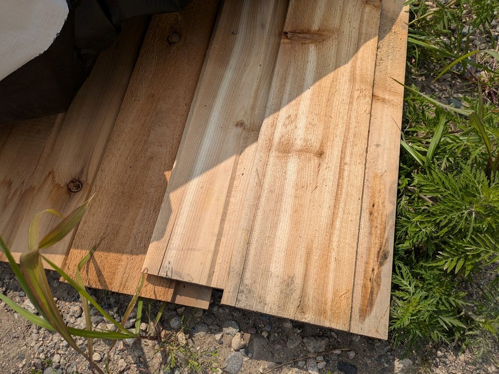 Western Red Cedar, 1x8, Channel Bandsawn, 236 Linear Feet, 14' and 16' Lengths