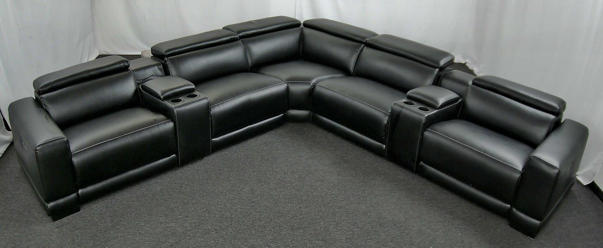 Macys Krofton 7pc Power Reclining Sectional Online Retail: $5733