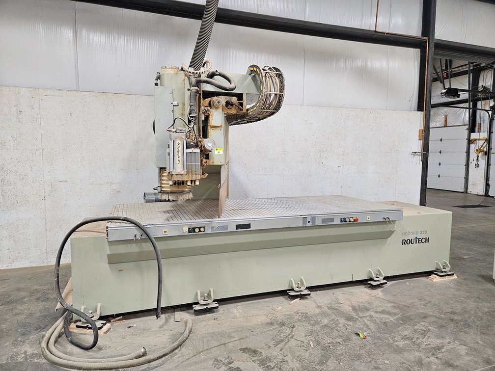 Routech Record 220 Panel Saw, Serial AA1/10076, 380V, 3 PH, Parts Machine